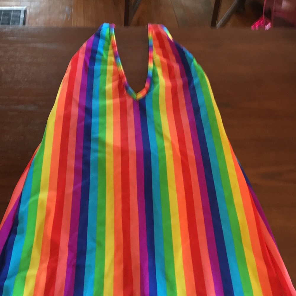 Rainbow tight jumpsuit. Worn only once